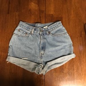 Levi’s High Waisted Shorts